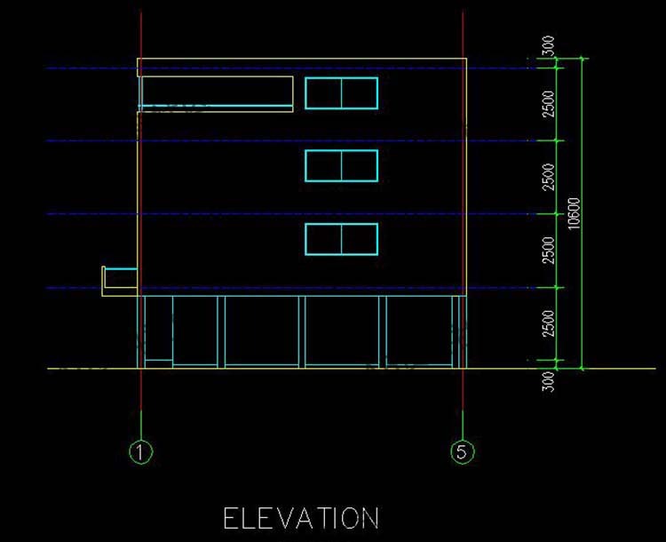 【魏森霍夫住宅CAD+SU】柯布西耶Weissenhof商业别墅Su模型