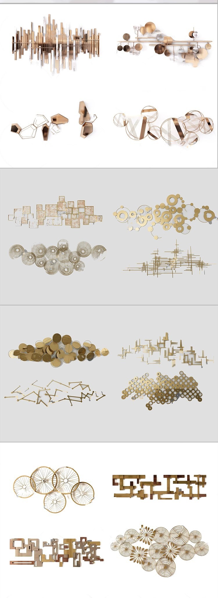 墙面挂饰2019精品墙饰配饰室内装饰品3D模型3dmax单体模-景观建筑资源