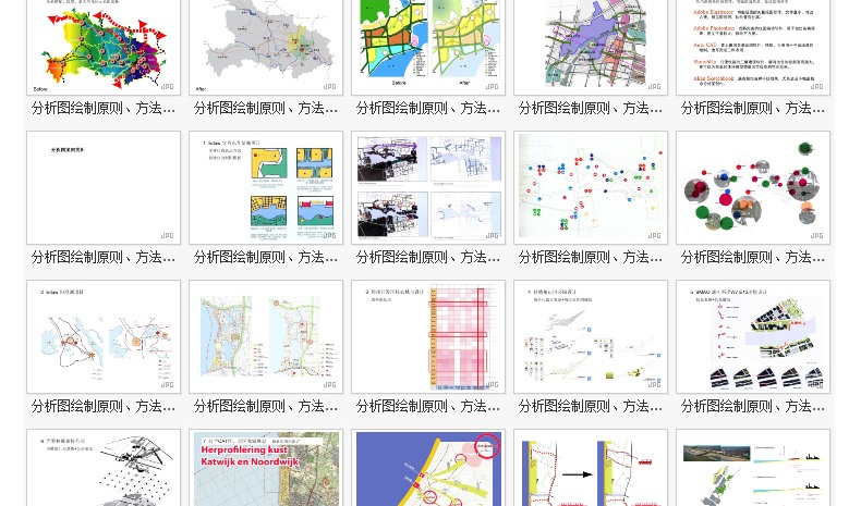 室外园林景观PSD分析图符号素材景观建筑城市规划设计特色旅游规划-景观建筑资源