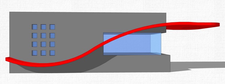 厂区学校工厂厂房入口大门SU模型工业产业园医院门楼sk-景观建筑资源