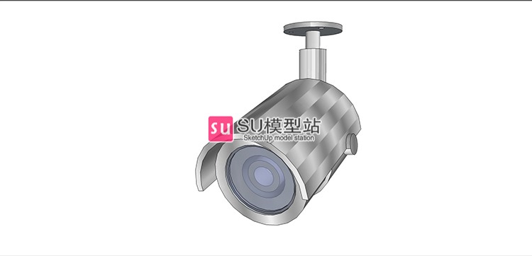 监控摄像头探头SU模型SU模型草图模型摄像机天网视频室内外-景观建筑资源