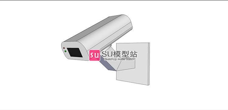 监控摄像头探头SU模型SU模型草图模型摄像机天网视频室内外-景观建筑资源