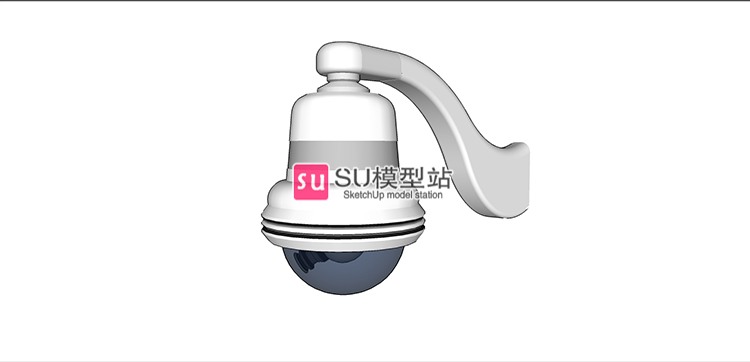 监控摄像头探头SU模型SU模型草图模型摄像机天网视频室内外-景观建筑资源