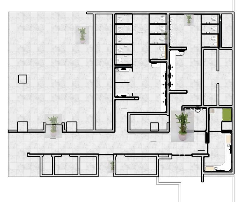 su素材商场商城办公室公厕洗手间公共空间洗手间卫生间室-景观建筑资源