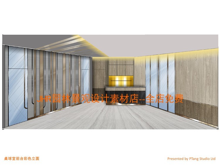 售楼中心示范区室内装修设计方案效果图平面图施工图C-景观建筑资源