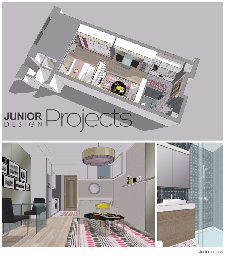 SU模型草图模型情侣爱情公寓小型住宅现代风轻奢家装室内设计-景观建筑资源