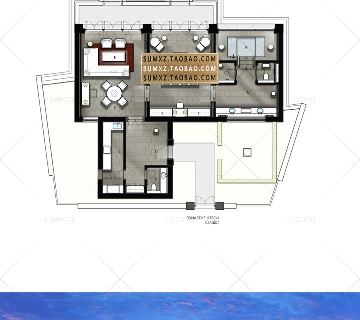 一体化特色旅游温泉度假酒店建筑景观室内软装CAD文件3D模型套图