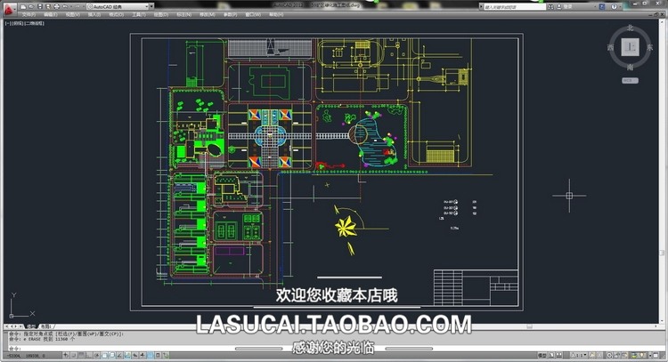 厂房工业园区规划CAD总图厂区办公楼广场建筑景观环境绿化-景观建筑资源