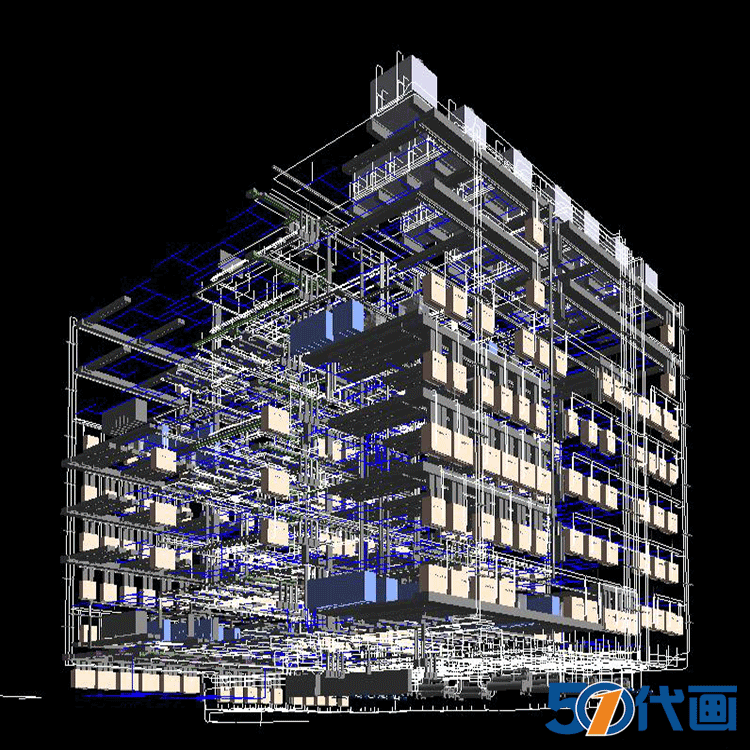 BIM-Revit小商业别墅建筑景观建筑规划项目模型全套信息室内完整案例素-景观建筑资源