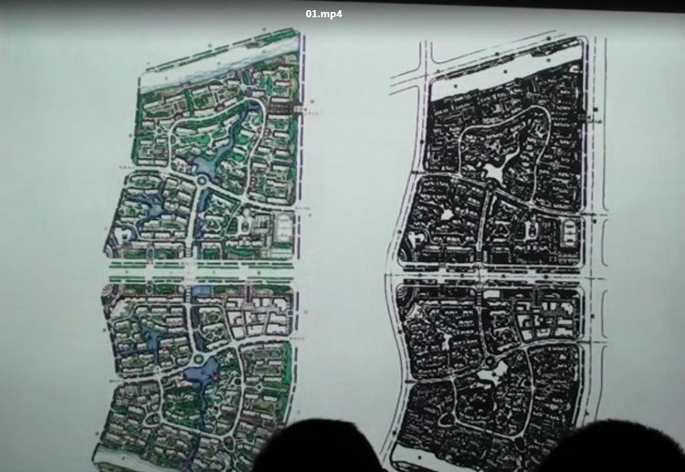 大院建筑总图培训视频教学住宅区小区规划总图方案-景观建筑资源