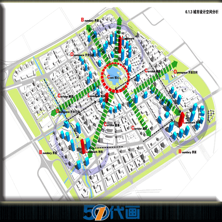 高新科技软件园规划设计工业园建筑方案文本文化休闲创意创意-景观建筑资源