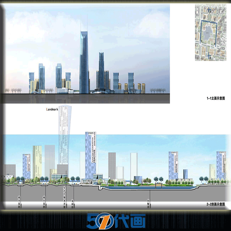 高新科技软件园规划设计工业园建筑方案文本文化休闲创意创意-景观建筑资源