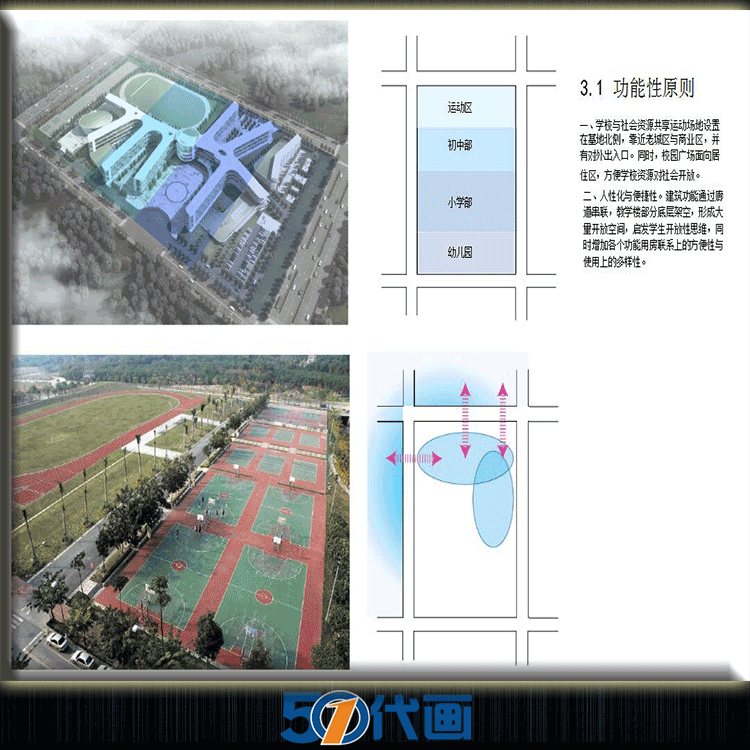 幼儿园中小学校园中学初中高中学校建筑设计方案文本-景观建筑资源