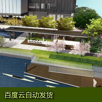 SUSU模型草图模型模型小区居住万科新亚洲售楼处景观设计-景观建筑资源