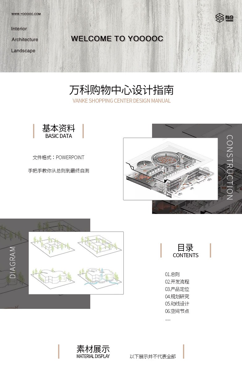 万科购物中心设计指南PPT-经典设计资源1