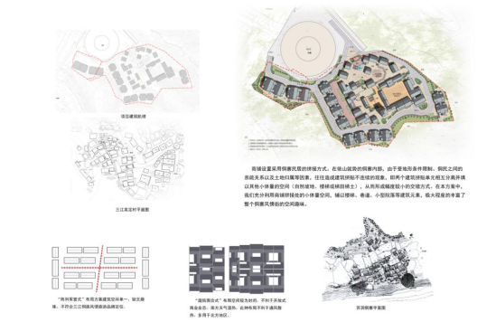 民俗商业街建筑方案