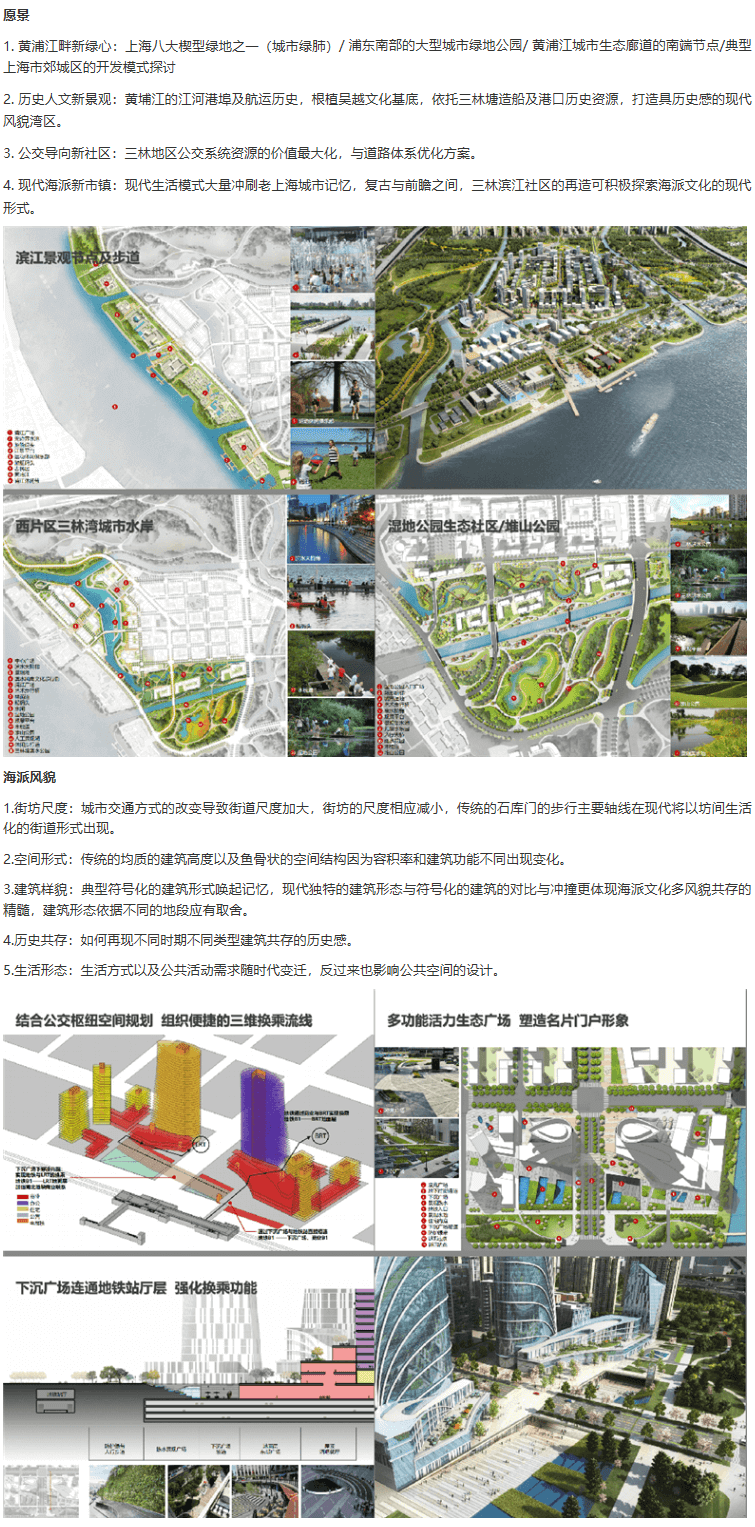 三林滨江南片城市区域城市规划设计设计