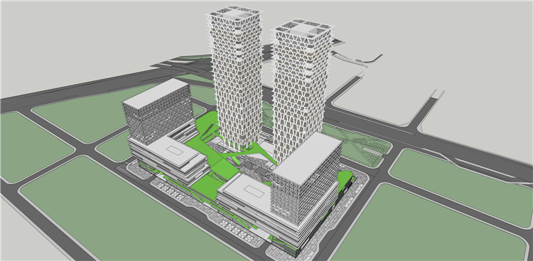 景观建筑资源-天安数码城旧厂区改造景观建筑规划项目CCDI