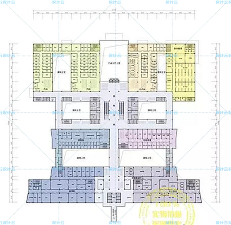 建筑景观规划资料-综合医院+建筑设计+门诊楼+急诊楼+医技楼+方案文本JPG