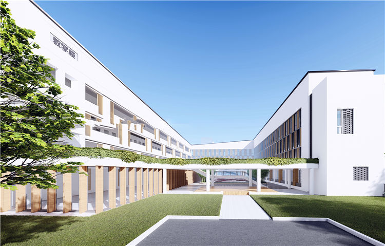 景观建筑资源-盐城潘黄九年一贯制实验学校江苏铭城建筑