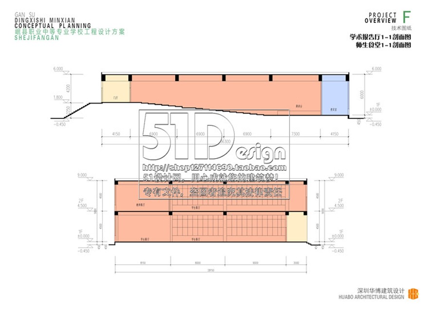 方案文本-职业中学中专高专学校区规划设计文本JPG有单体平立