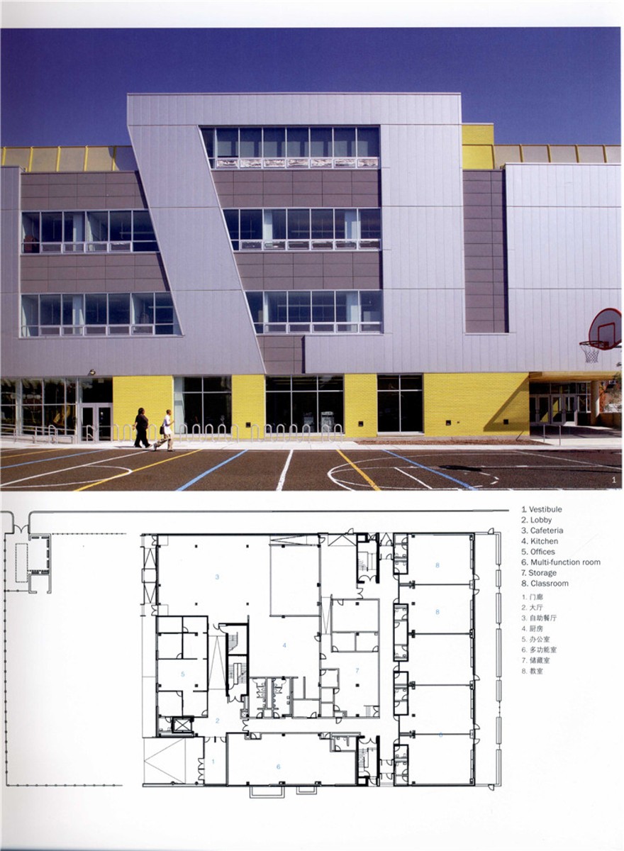 素材资源新学校建筑幼儿园中小学学校室内外设计素材效果图