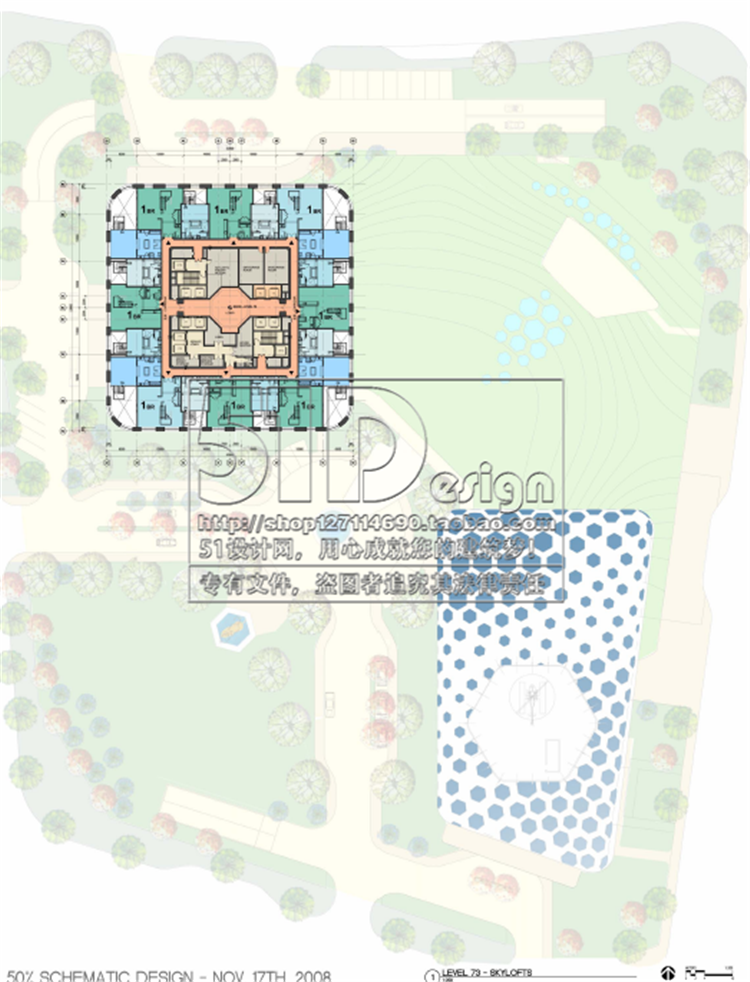 方案文本-马达思班超高层住宅办公楼设计高清矢量可无限放大PDF文本