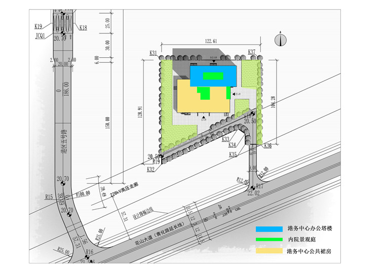 方案文本-设计港务中心综合办公楼文本建筑方案设计