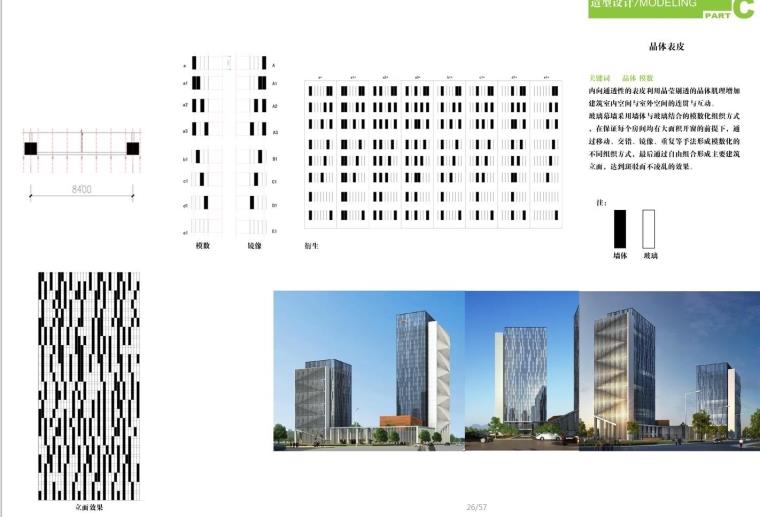 文本-套现代风风格高层住宅办公楼酒店式公寓建筑设计方案文本