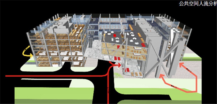 文本-商业办公楼建筑景观建筑规划项目_建筑方案设计图文_文本册效果