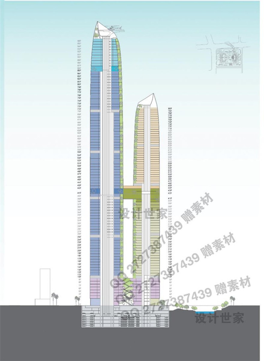 文本-高层住宅超高层住宅晋思建筑设计方案文本绿色节能环球金融