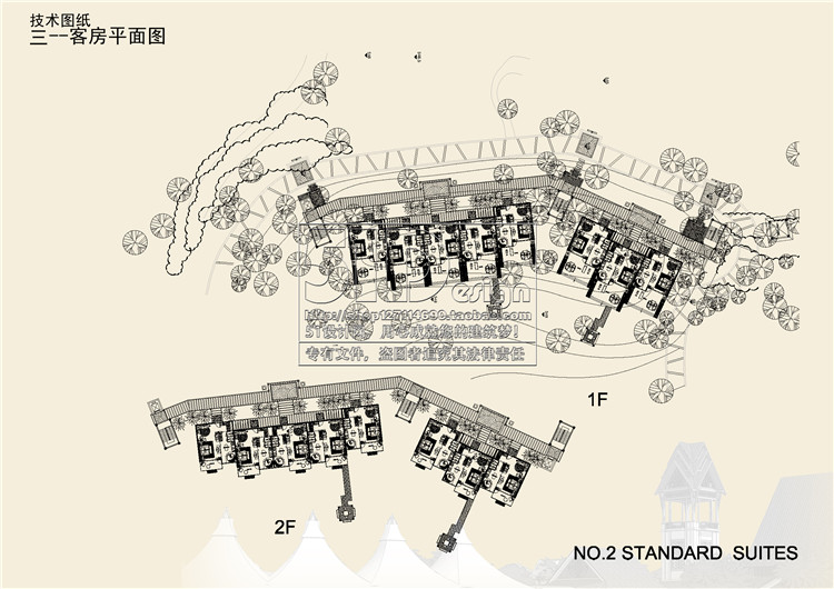 方案文本-泰式温泉度假酒店村概念设计规划方案建筑设计有效果图