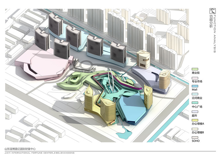 方案文本-山东淄博嘉亿国际财富中心景观建筑规划项目文本建筑方案设计