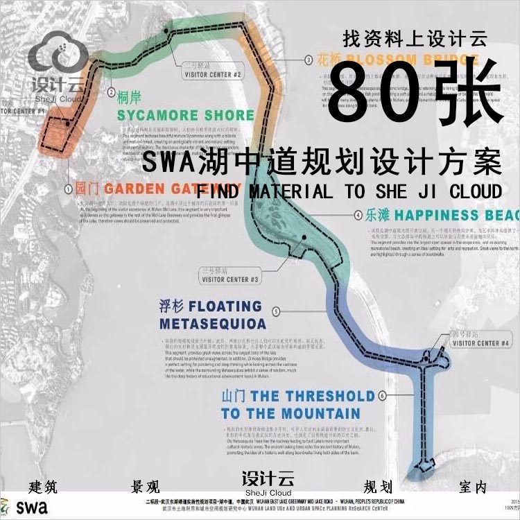 80张SWA湖中道规划设计方案