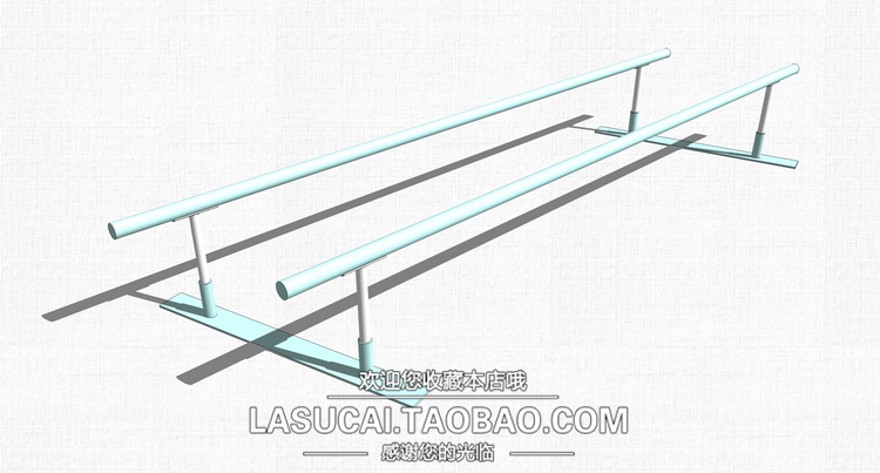 设计资源景观小区健身器材运动设施su模型sketchup组件图儿童