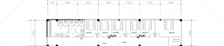 建筑景观-茶楼茶馆建筑装修设计CAD施工图纸平面详图原创设计