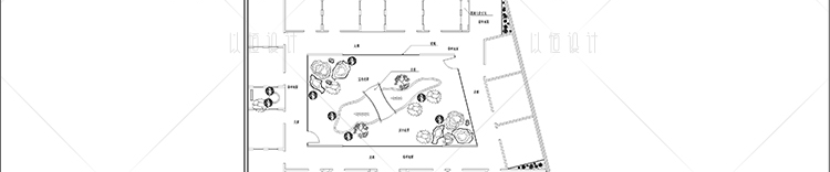 建筑景观-茶楼茶馆建筑装修设计CAD施工图纸平面详图原创设计