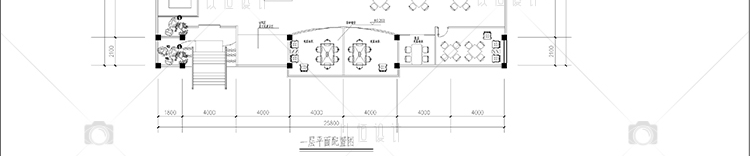 建筑景观-茶楼茶馆建筑装修设计CAD施工图纸平面详图原创设计