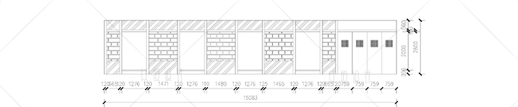 建筑景观-茶楼茶馆建筑装修设计CAD施工图纸平面详图原创设计