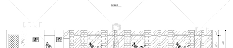 建筑景观-茶楼茶馆建筑装修设计CAD施工图纸平面详图原创设计