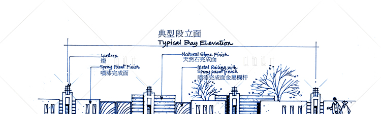 J28-景观剖面图手绘图效果图建筑景观规划资料高清临摹细节图原创设计