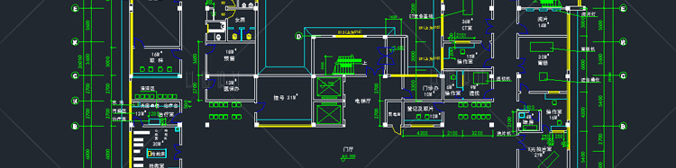 建筑景观-医院室内设计CAD建筑景观规划资料医院装修施工图效果图原创设计