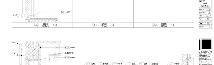 建筑景观-中式现代风欧式美式商业别墅装修效果图带CAD施工图图纸原创设计