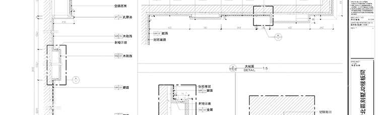 建筑景观-中式现代风欧式美式商业别墅装修效果图带CAD施工图图纸原创设计