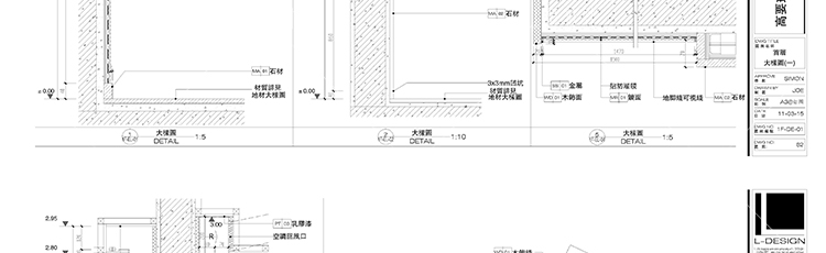 建筑景观-中式现代风欧式美式商业别墅装修效果图带CAD施工图图纸原创设计