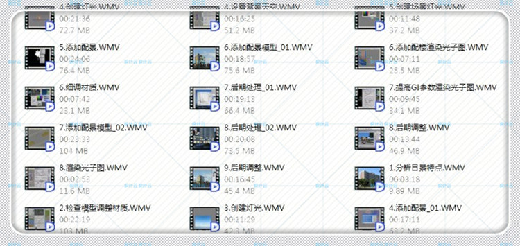 建筑景观年火星课堂3dsMaxVRa建筑全模型渲染教程视频效