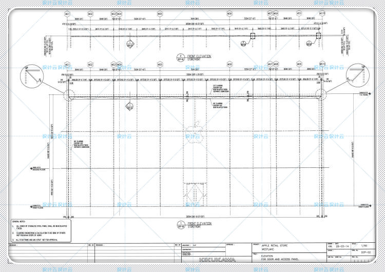 建筑景观CAD施工图+官方摄影实景图+视频+PDF杭州西湖苹果旗舰店