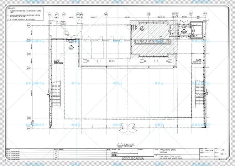 建筑景观CAD施工图+官方摄影实景图+视频+PDF杭州西湖苹果旗舰店