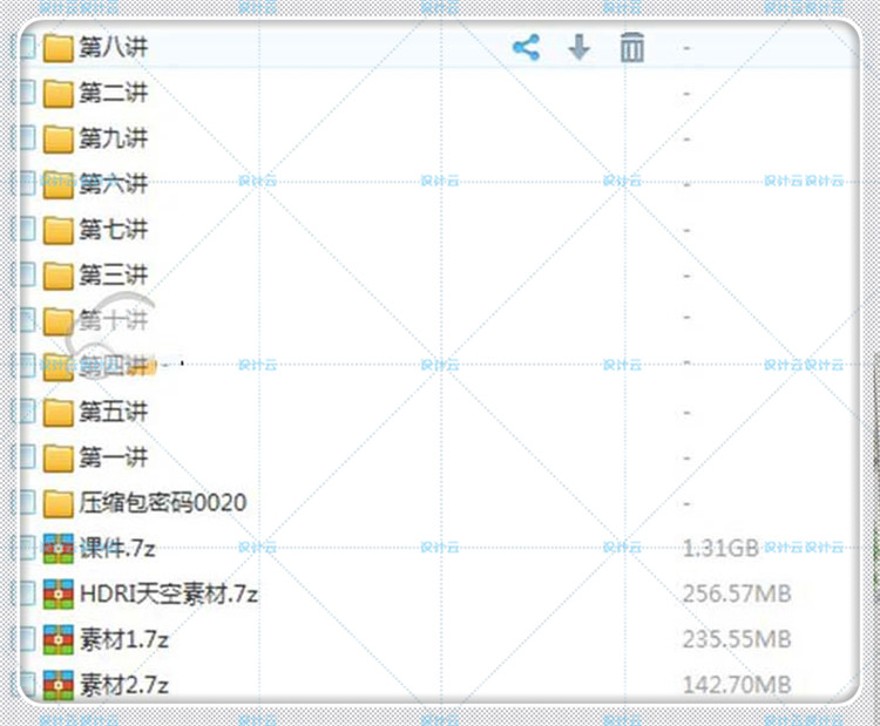 建筑景观景观建筑高清效果图视频教程ps-AI-ID-SU-3D源文件资源