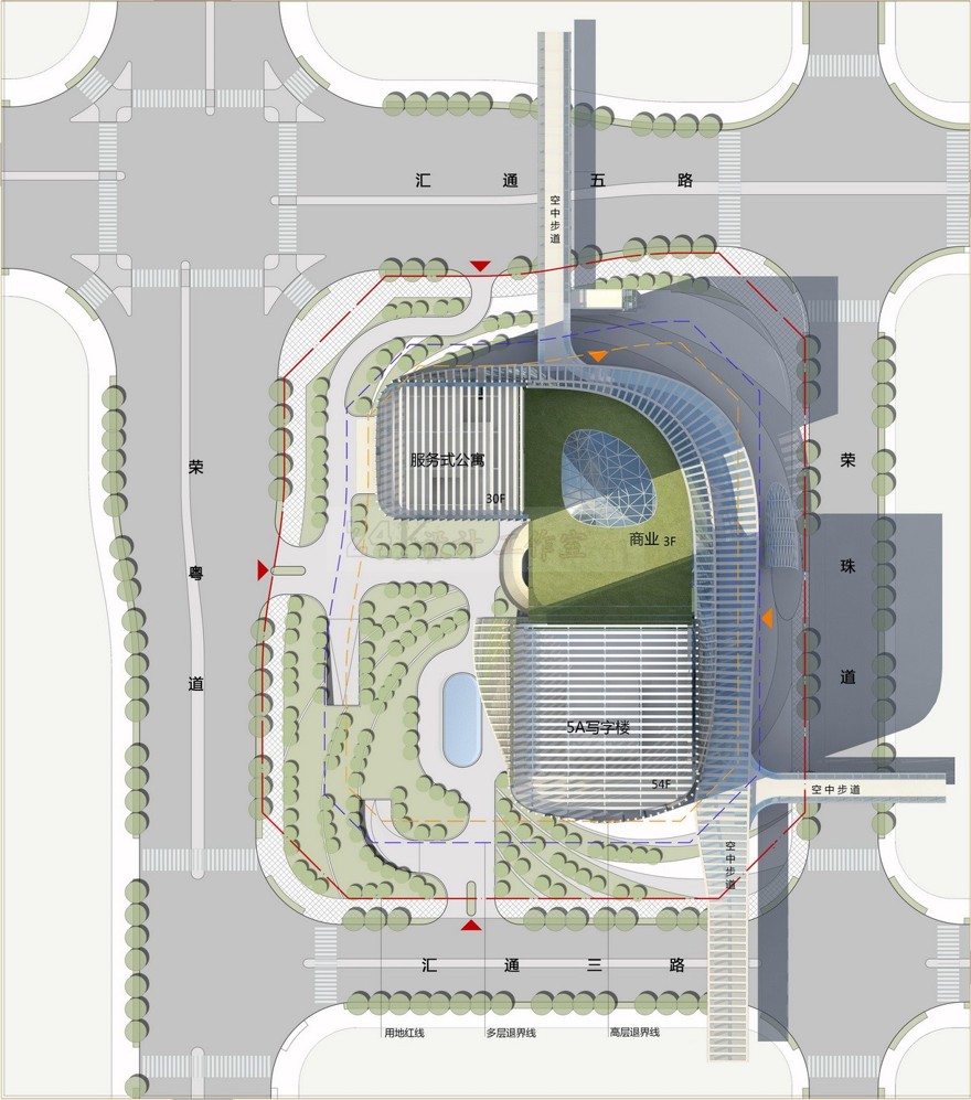 设计资源-14套办公建筑精选方案有SU模型cad图纸文本